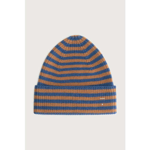 Baby Knitted Beanie | Blue Moon - Biscuit – Gray Label