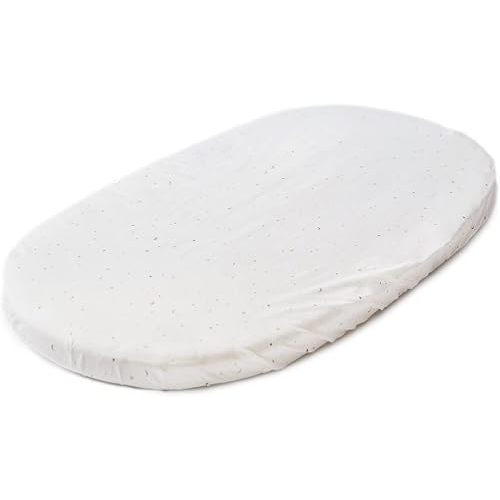 Stokke Sleepi Fitted Sheet by Pehr V3, Celestial - Not Compatible with Bed Mattress Made Before August 2022 - 100% Cotton