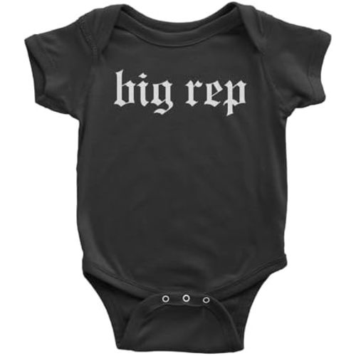 Expression Tees Big Rep Reputation Infant One-Piece Bodysuit and ToddlerT-shirt, Soft Cotton, Comfortable Fit