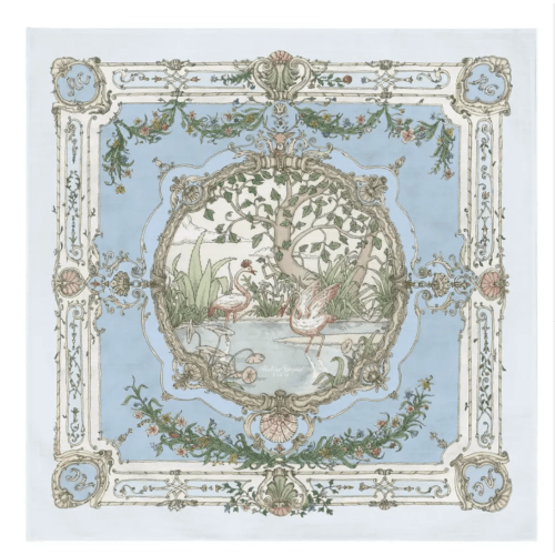 Atelier Choux Paris Brilliant Blue Tapestry Swaddle