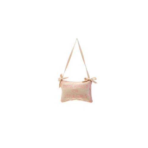 Thank Heaven For Little Girls -  Embroidered Pillow Door Hanger