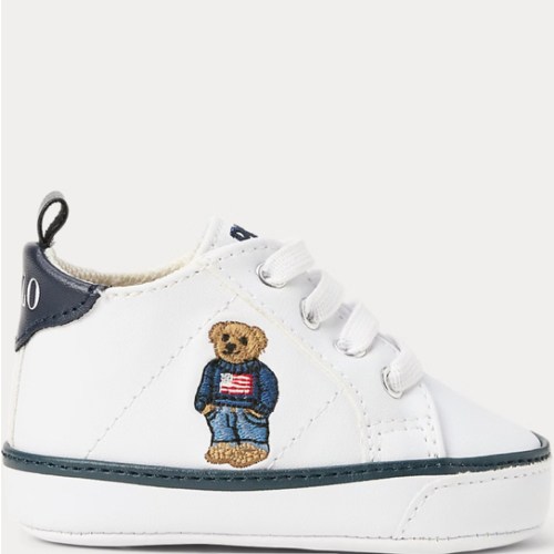 Quilton Polo Bear Faux-Leather Sneaker