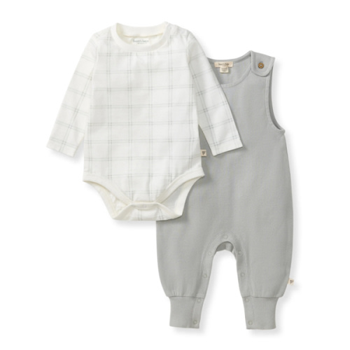 Plaid Jumpsuit & Bodysuit Set – Burt's Bees Baby