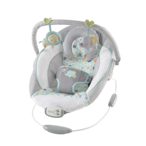 Keep Cozy 3-in-1 Grow with Me Vibrating Baby Bouncer Seat & Infant to Toddler Rocker, Vibrations & -Toy Bar, 0-30 Months Up to 40 lbs (Spruce)