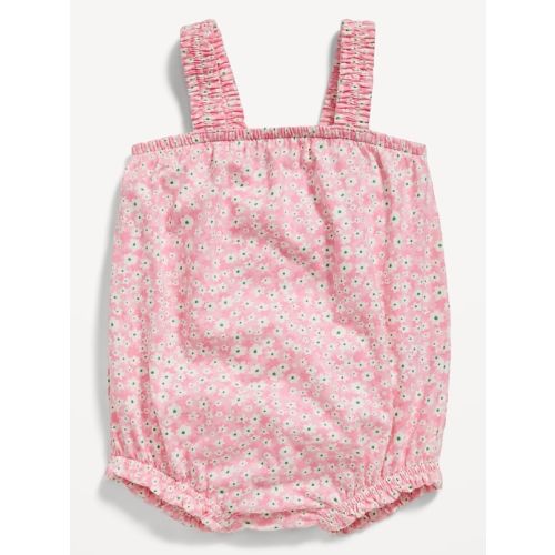 Printed Sleeveless One-Piece Romper for Baby