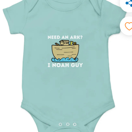 Christian Need An Ark I Noah Guy Funny Christian Bible Jesus394 Christ Onesies Kids's Short Sleeve Onesie 12M Royal sold by Skijukebox | SKU 278263259 | Printerval