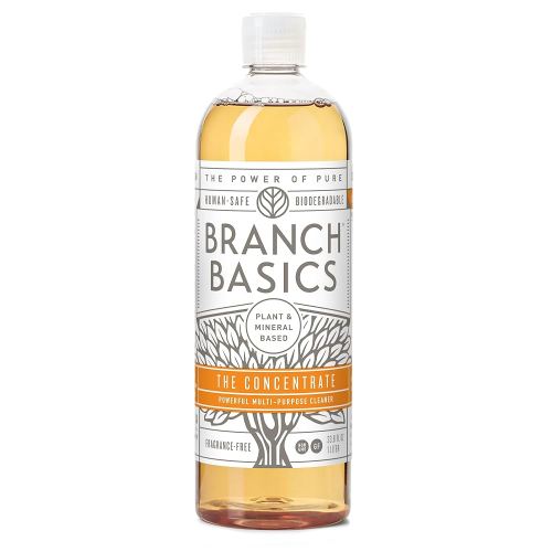 Branch Basics Concentrate REFILL- Multi-surface All Purpose Cleaner Concentrate - Laundry, Kitchen, and Bathroom Cleaner (33.8 Oz) Fragrance-Free