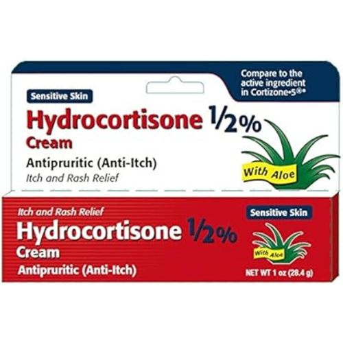 Cream With Aloe for Sensitive Skin, 1 oz Each (Pack of 2)Y