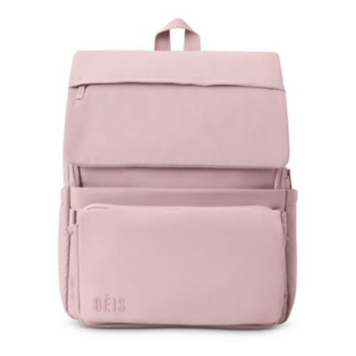 BÉIS 'The Ultimate Diaper Backpack' in Atlas Pink - Best Pink Backpack Diaper Bag