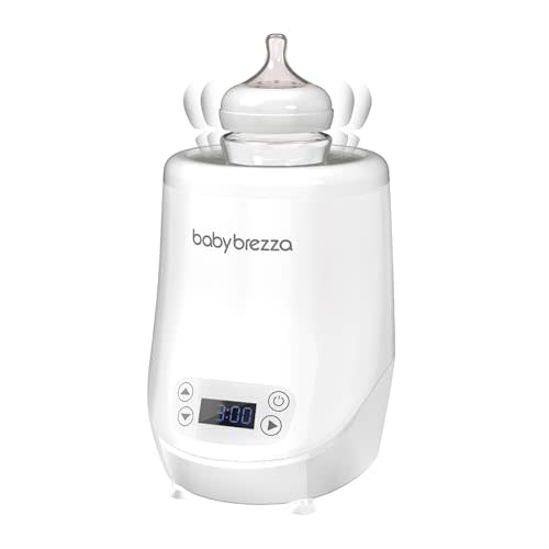 Baby Brezza AirSwirl Waterless Baby Bottle Warmer - Safely Warm Breastmilk + Formula - Bottles Stay Dry + Nutrients are Protected - Works with Nearly All Bottles