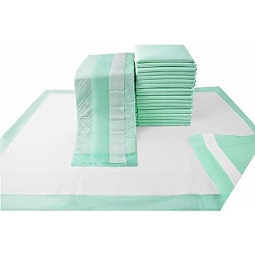 Bed Pads with Adhesive Strips 30'' X 36'' Disposable Underpads Extra Large Thicker Incontinence Pads for Unisex Adult, Senior, Kids and Pet (30 Count)