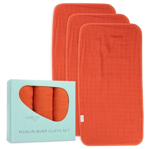Ultra Soft Muslin Burp Cloths - Autumn Glaze - 3 Pack