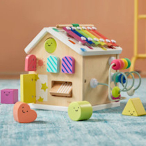 Tiny Land® Cottage Activity Cube - Rainbow