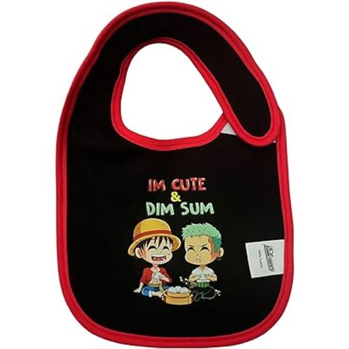 Anime Baby Bibs, 1PC Cotton Baby Bibs for Drooling and Teething, Unisex Baby Drool Bib for Boys Girls, Gift for Anime Lovers