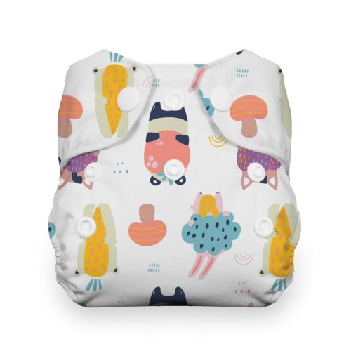 Thirsties Natural Newborn All-in-One: Snap Closure (for newborns)