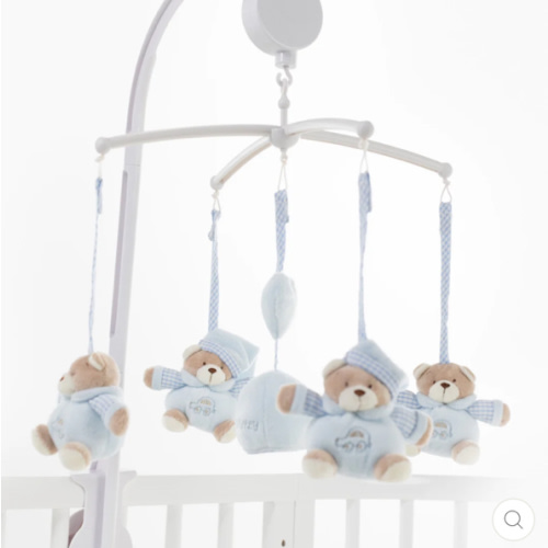 Bear Musical Mobile - Blue