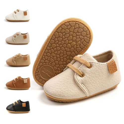 Meckior Baby Booties Newborn Infant Unisex Baby Girls Boys Velvet Rubber Anit-Slip Sole Shoes Toddler Fleece Cozy Winter Warm Prewalker Boots