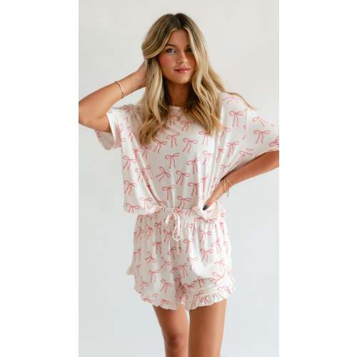 Women's Ruffle Short Set in Halle
