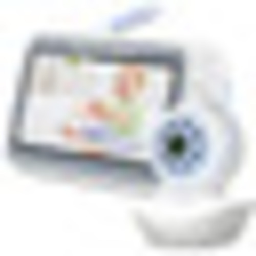 Moonybaby 5" HD Low EMF No WiFi Baby Monitor with PTZ Camera, Model: QuadView50