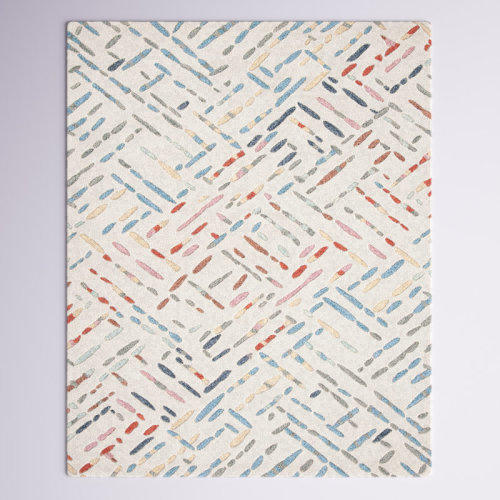Mistana™ Charters Towers Abstract Handmade Tufted Wool Area Rug (6x9) | Wayfair