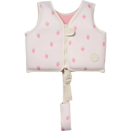 SUNNYLiFE Kids Swim Vest - Strawberry Sunshine (Size 2-3)