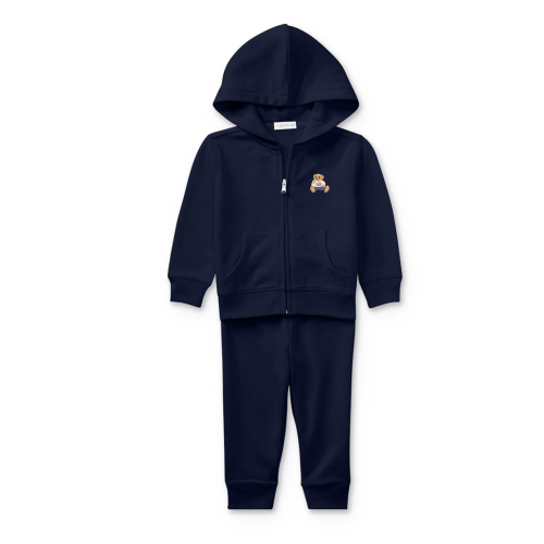 Boys' Polo Bear Hoodie & Pants Set - Baby
