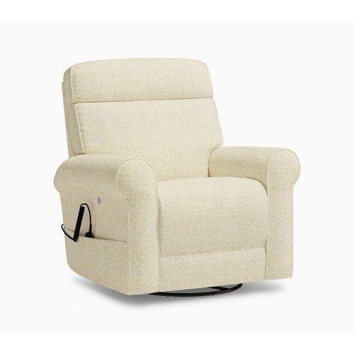 Comfort Deluxe Swivel Glider Recliner with Heat and Massage