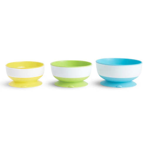 Stay Put Suction Bowls, 3pk | Munchkin