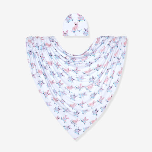 Toby Swaddle Beanie Set