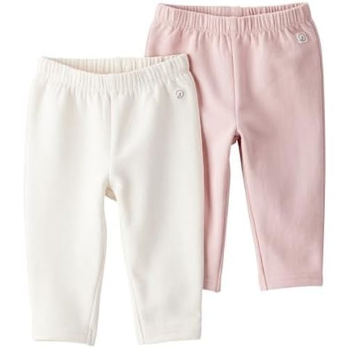 little planet by carter's Baby 2-Pack Terry Pants Made with Organic Cotton
