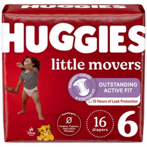 Huggies Little Movers Baby Disposable Diapers - (Select Size and Count), Size: 6