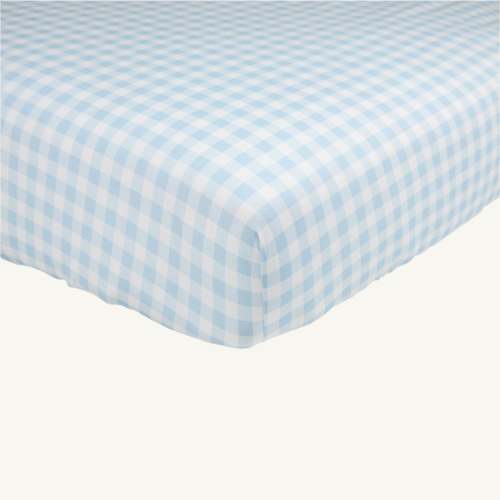 Sleep Tight Crib Sheet - Buckhead Blue Gingham