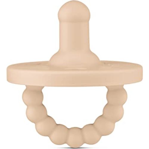 Ryan & Rose Cutie PAT Pacifier Teether (Stage 1, Tan)