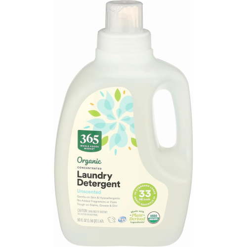 Organic Concentrated Laundry Detergent, Unscented