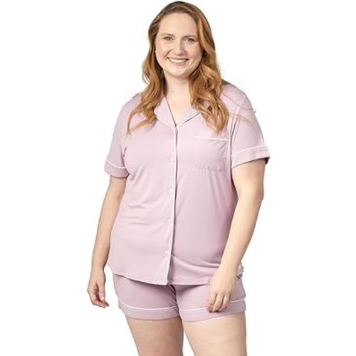 Kindred Bravely Clea Classic Short Sleeve Maternity & Nursing Pajama Set