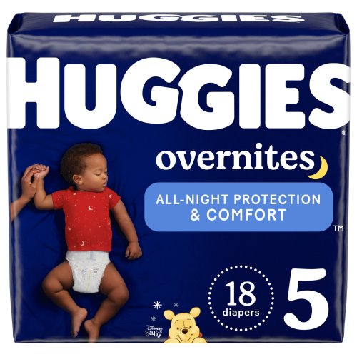 Huggies Overnites Diapers, Size 5, Size 6