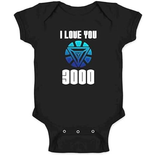 Pop Threads I Love You 3000 Gift for Dad Superhero Baby Toddler Kids Girl Boy T-Shirt