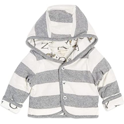 Burt's Bees Baby Hooded Sweatshirt Jacket - Organic Cotton Zip Up Hoodie, Newborn to Toddler Boy Girl Essential Coat