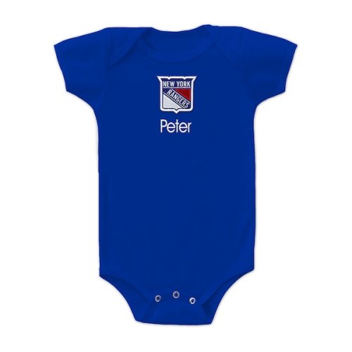 New York Rangers Infant Personalized Bodysuit - Royal