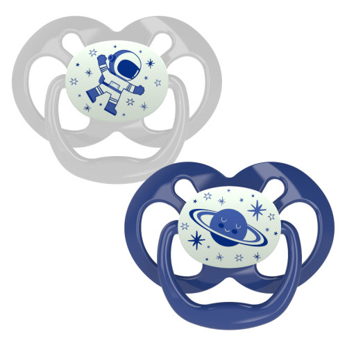 Dr. Brown's™ Advantage™ Glow-in-the-Dark Pacifiers, 2 Count
