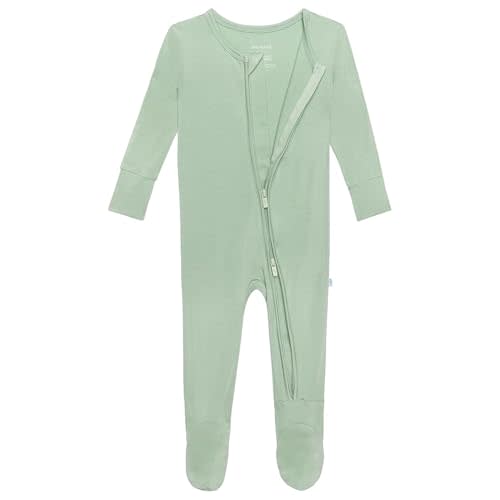 Posh Peanut Baby Boy Footie Pajamas - Soft Viscose Made from Bamboo 2 Way Zipper Sleepers & Onesies