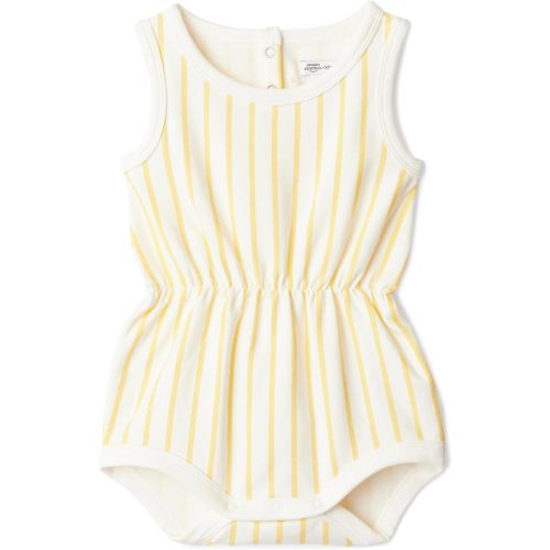 Amazon Essentials x Sofia Grainge Baby Girls' Lightweight French Terry Sleeveless Shorts Romper