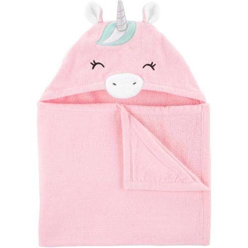 Unicorn Hooded Towel - Pink