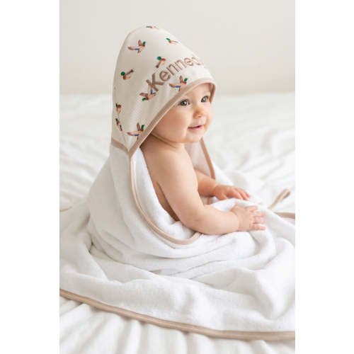Embroidered Bamboo Hooded Towels for Kids | Caden Lane