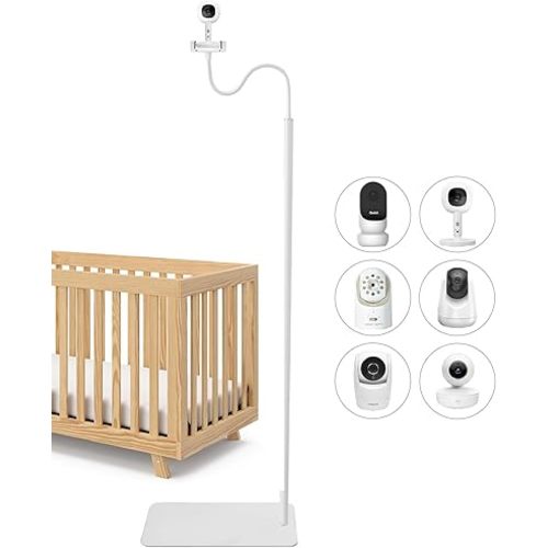 Baby Monitor Mount Floor Stand 67" Adjustable Height Compatible with Nanit Pro,Owlet,Infant Optics DXR-8 Pro,VTech,Vava,Eufy or Any Baby Cameras with 1/4 Thread Mount