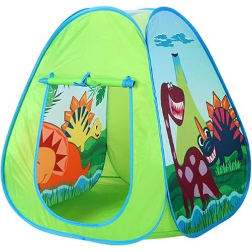 Dinosaur Kids Pop up Play Tent, Playhouse for Kids Indoor Outdoor, Foldable Toddler Tent, Toy House for Girls and Boys Gift