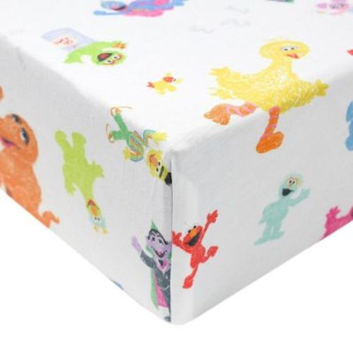 Copper Pearl Premium Crib Sheet - Sesame Street