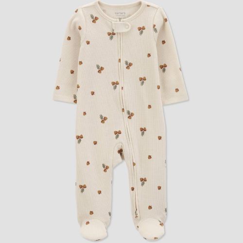 Carter's Just One You® Baby Acorns Sleep N' Play - Cream, Size: 3M
