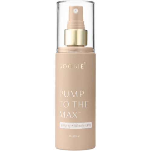 Boobie Pump to the Max Hands-free Dual-Purpose Breast Pumping & Intimate Spray | Increase Milk Supply & Ease Postpartum Discomfort During Pumping & Intimacy | Pregnancy & Beyond, 3 oz