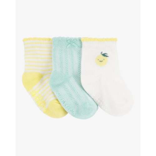 Baby Lemon 3-Pack Socks - Carter's | Carter's